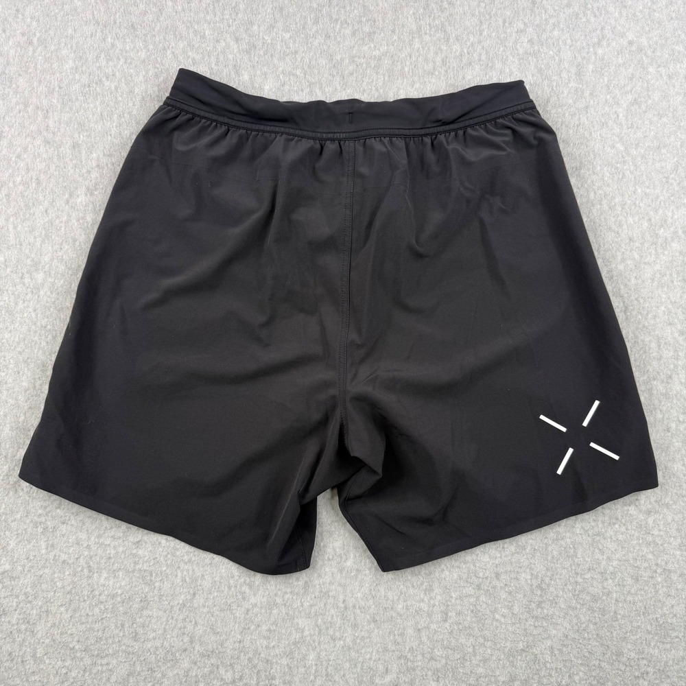 Ten Thousand Shorts Mens Medium Black Lined Athletic Interval Short 7" Inseam